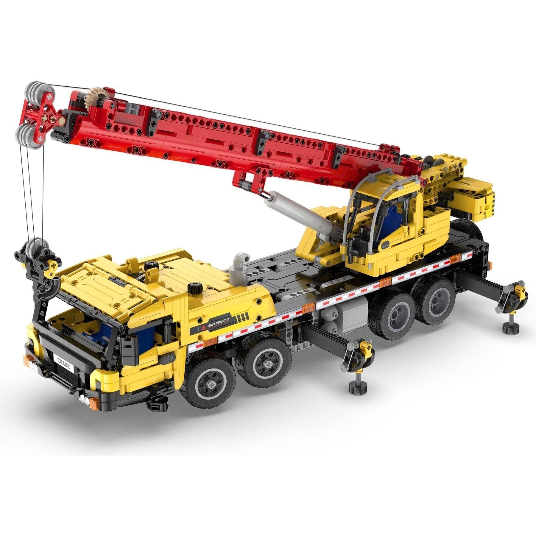 CaDA Mobile Extension Crane Construction Series (Non-Motorized) Brick Building Set 1,831 Pieces