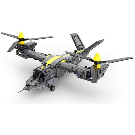 CaDA Tiltrotor Helicopter (Non-Motorized) Brick Building Set 1,436 Pieces