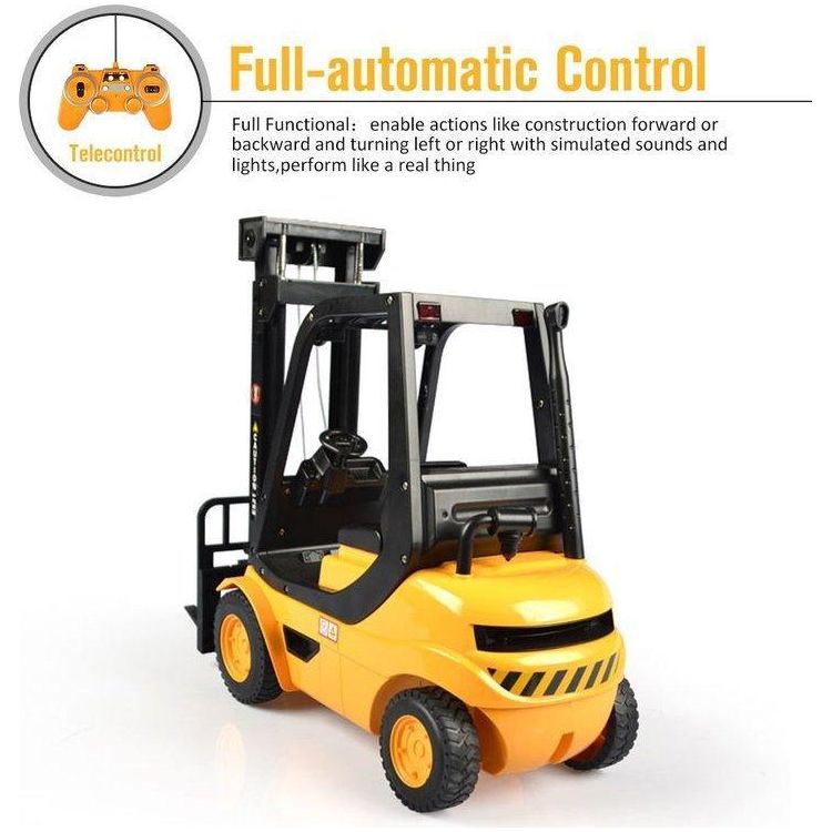 Double Eagle 2.4GHz RTR RC Construction - 1/8th Scale Forklift