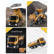 Load image into Gallery viewer, Huina RC Die Cast Dump Truck (1/14th)
