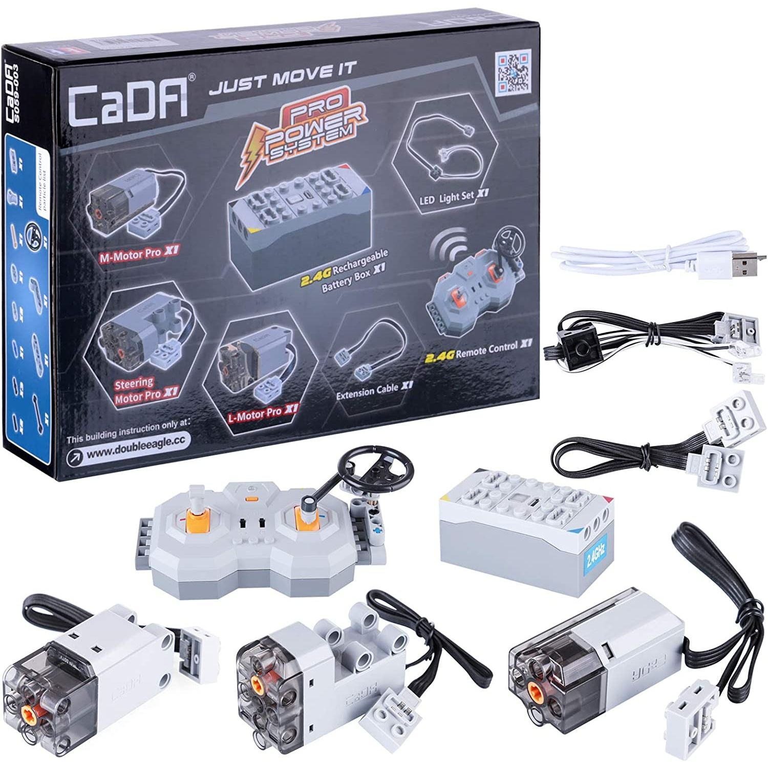 CaDA Pro Power System- Build a Motorized Version!