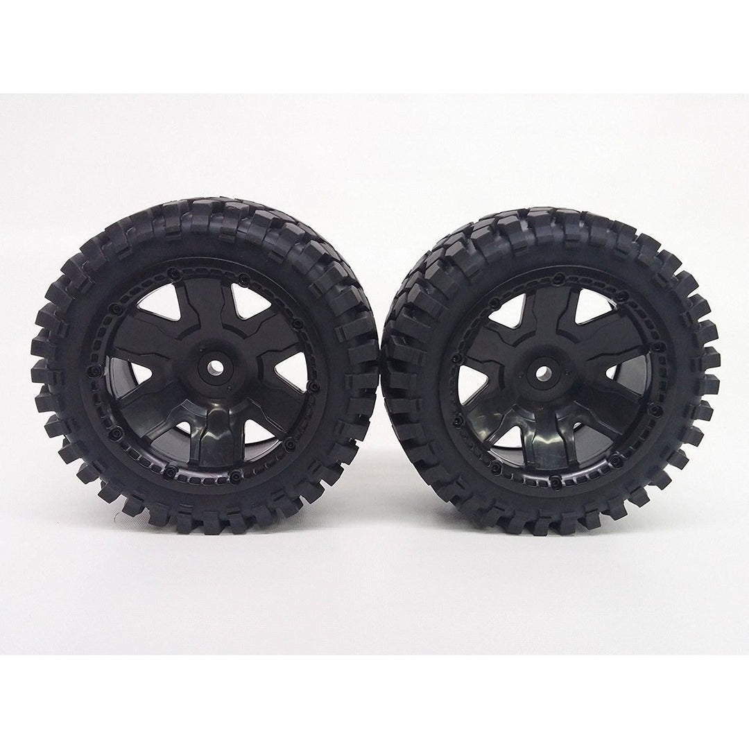 K-Rock Tires & Yuma Rims with Beadlocks - Rear (1 Pair) (Choose Color)