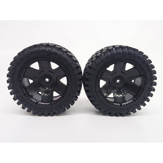 K-Rock Tires & Yuma Rims with Beadlocks - Rear (1 Pair) (Choose Color)