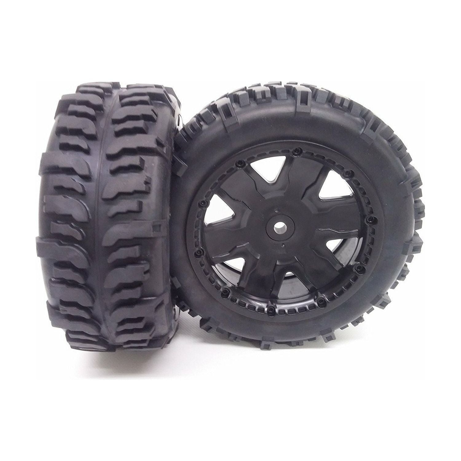 Swamp Dawg Tires & Yuma Rims with Beadlocks - Front (1 Pair) (Choose Color)
