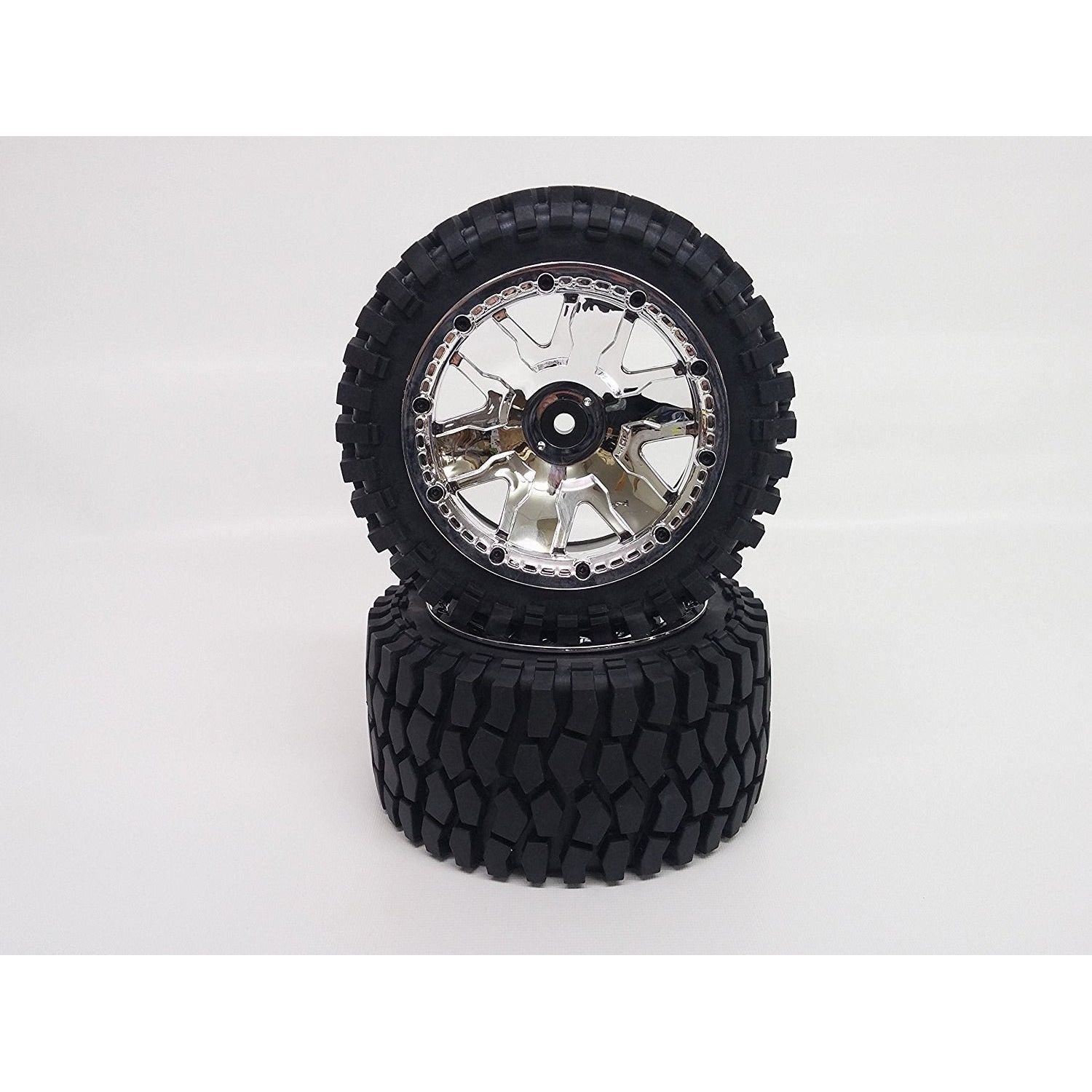 K-Rock Tires & Yuma Rims with Beadlocks - Rear (1 Pair) (Choose Color)