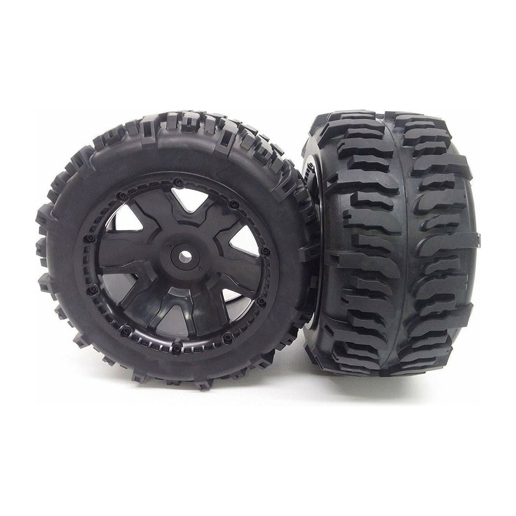 Swamp Dawg Tires & Yuma Rims with Beadlocks - Rear (1 Pair) (Choose Color)
