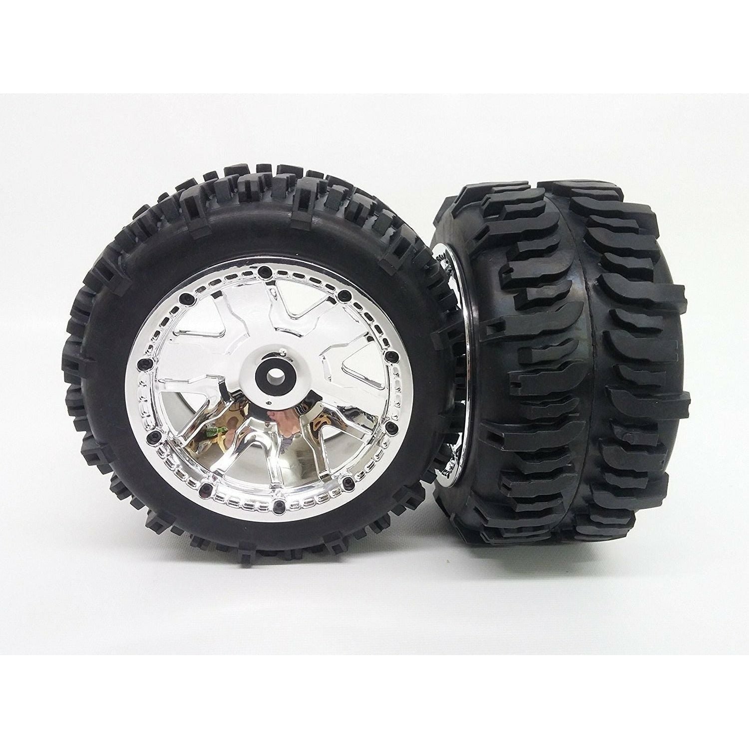 Swamp Dawg Tires & Yuma Rims with Beadlocks - Rear (1 Pair) (Choose Color)