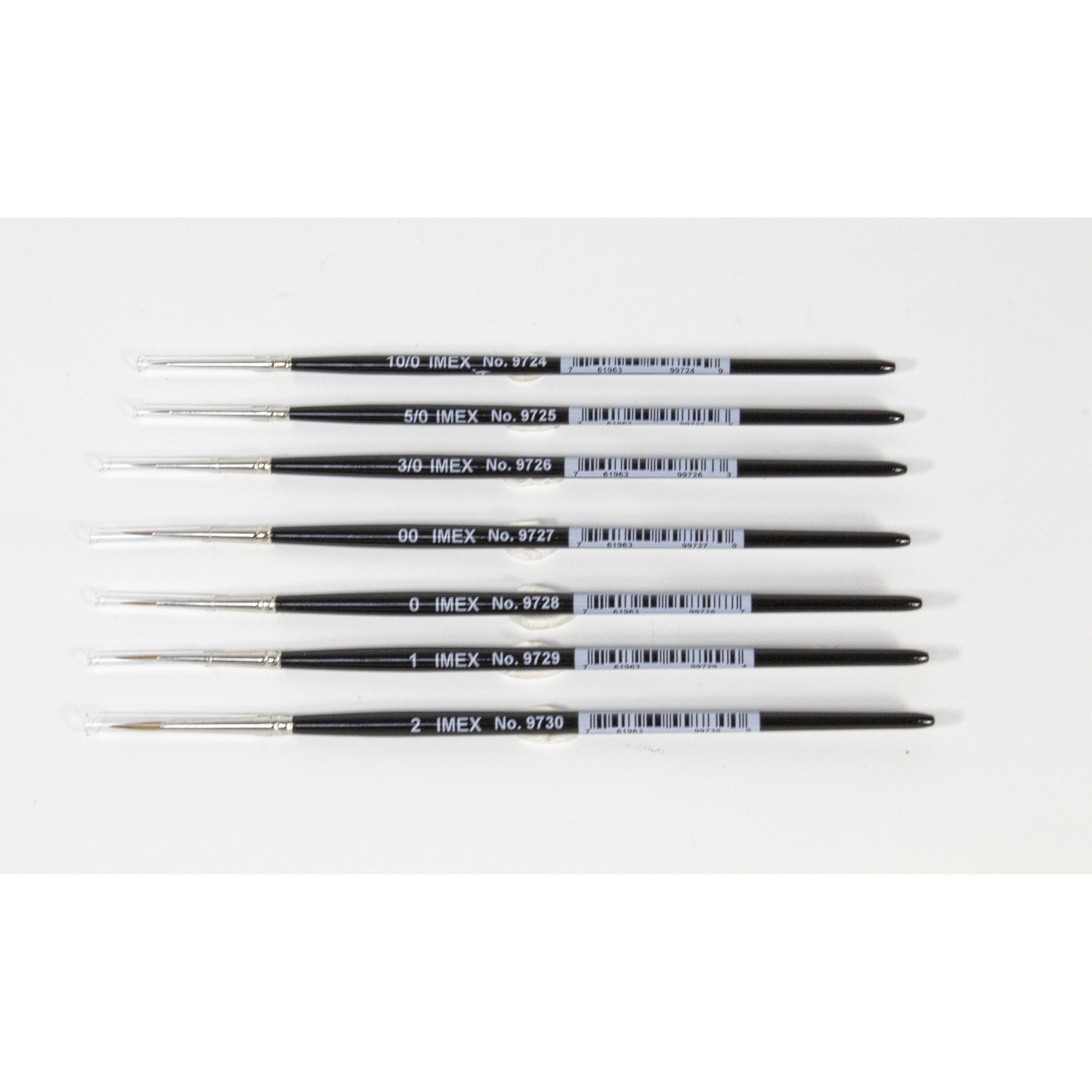 IMEX Red Sable Brushes (Pick Size) - Taigen Tanks