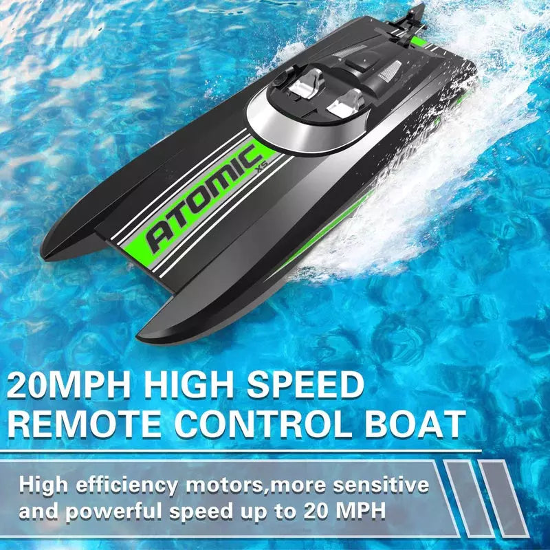ATOMIC XS Mini Racing Boat Brushed RTR