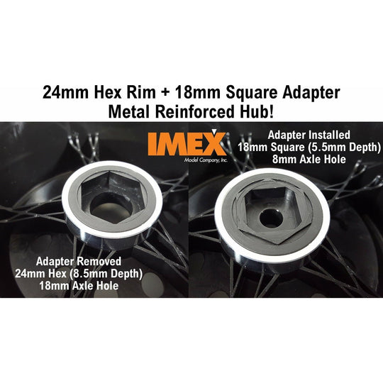 K-Rock Tires & Yuma Rims with Beadlocks - Rear (1 Pair) (Choose Color)