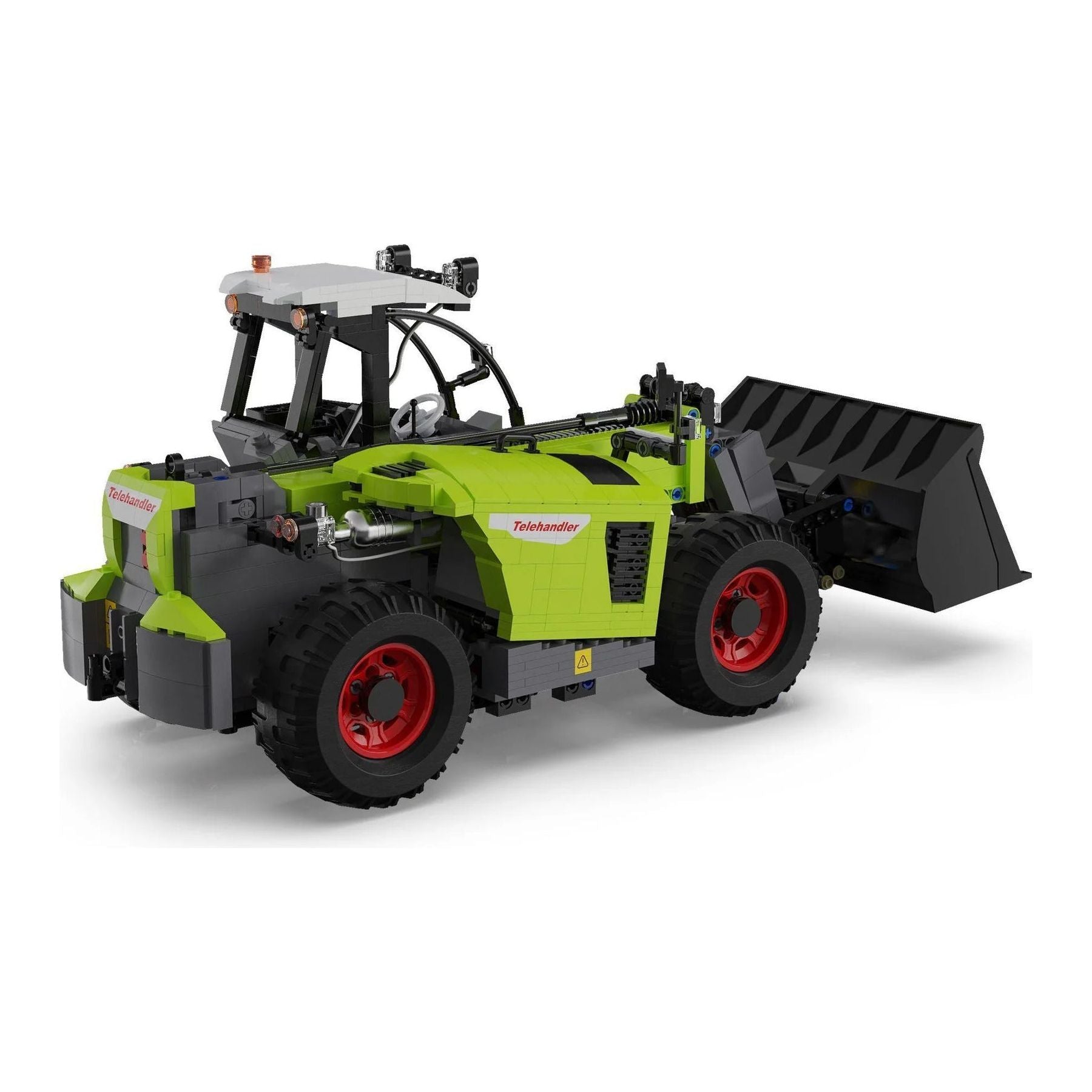 CaDA Masters Telehandler Loader 1:17 Scale Remote Controlled Construction Series 1:17 Scale Full Function Brick Building Set 1,469 Pieces