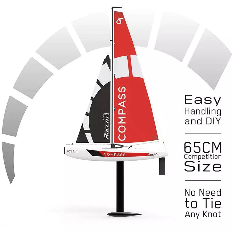 COMPASS 65CM Sailboat-RTR Wind Powered