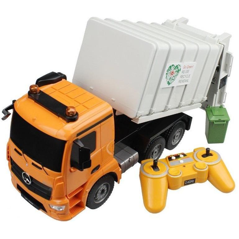 2.4GHz RTR RC Construction - 1/20th Scale Mercedes-Benz Antos Garbage Truck