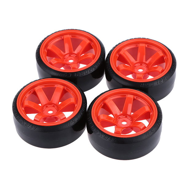 Red Drift Rim/Tire Set – IMEX Model Company