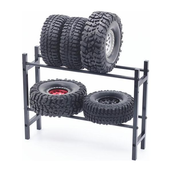 RC Tire Rack Different Color Variations