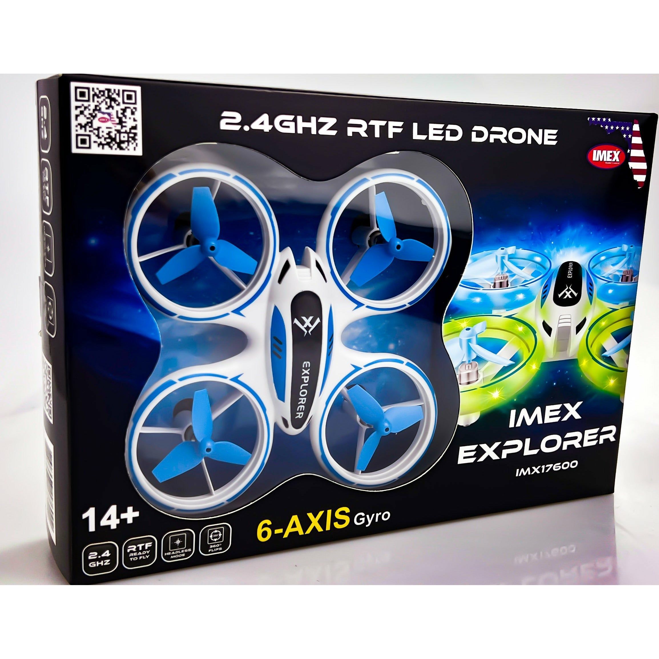 Royal familie Ooze meteor IMEX Explorer 2.4 GHz 6-Axis Gyro Quadcopter RC Drone – IMEX-RC