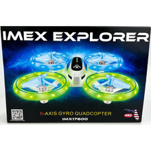 Load image into Gallery viewer, IMEX Explorer 2.4 GHz 6-Axis Gyro Quadcopter RC Drone
