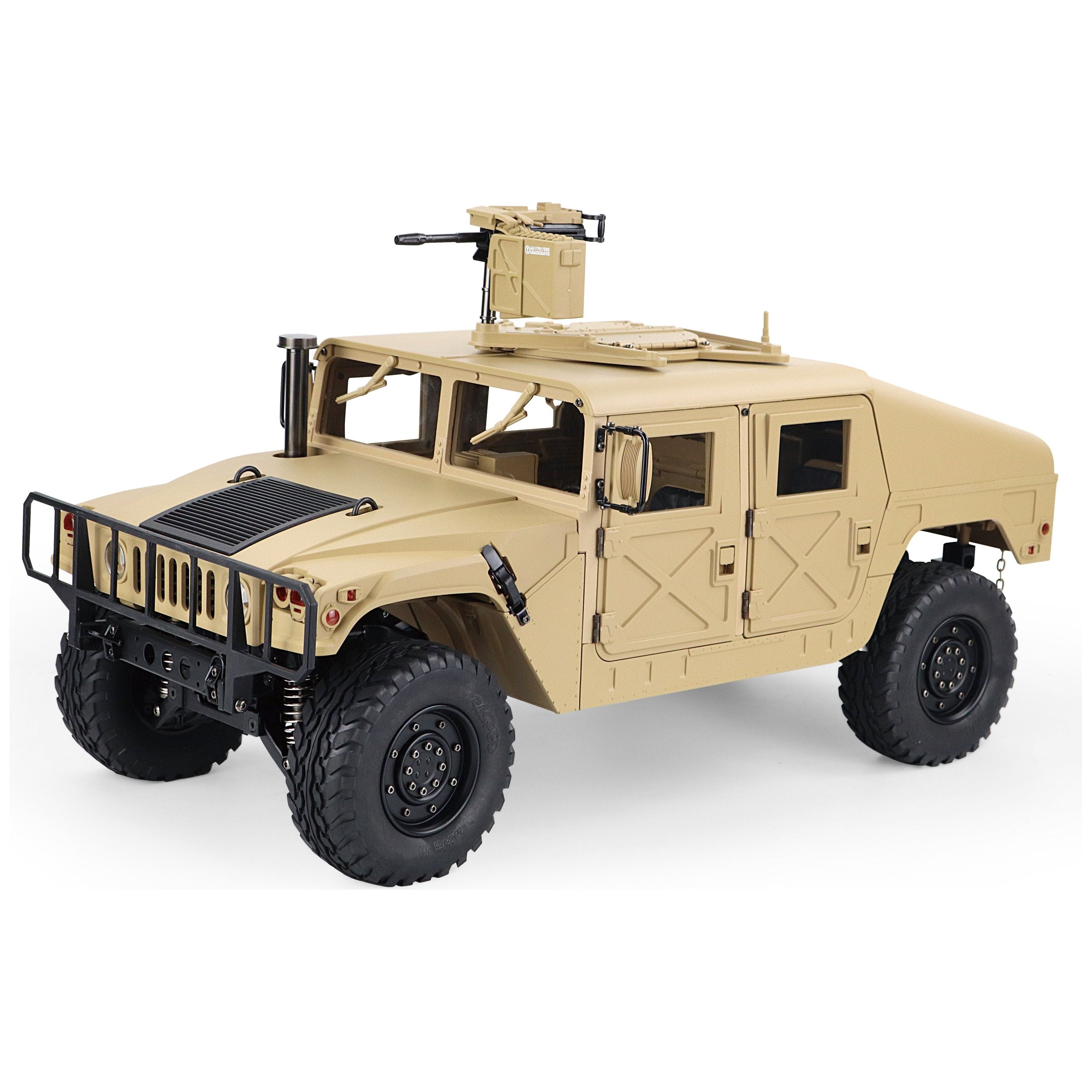 1/10th Scale HG-P408 4x4 Military Humvee Upgraded ARTR w/ LEDs and Sounds