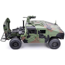 Load image into Gallery viewer, 1/10th Scale HG-P408 4x4 Military Humvee Upgraded ARTR w/ LEDs and Sounds
