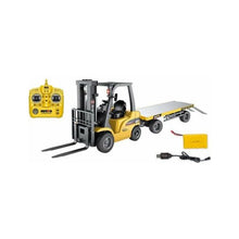 Load image into Gallery viewer, HUINA FORKLIFT AND TRAILER (1/10TH SCALE)   OPEN BOX
