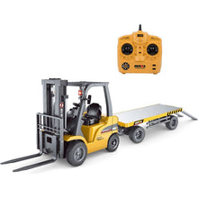 Load image into Gallery viewer, HUINA FORKLIFT AND TRAILER (1/10TH SCALE)   OPEN BOX
