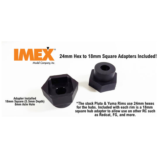 K-Rock Tires & Yuma Rims with Beadlocks - Rear (1 Pair) (Choose Color)