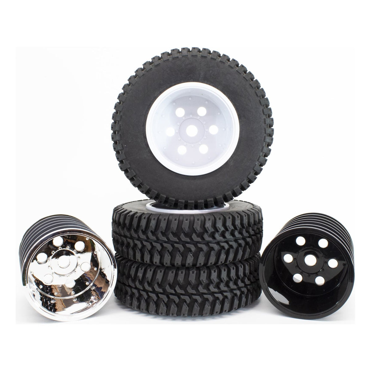 IMEX 3.2 Dually Tires & Diamond Rims (1 Pair) – IMEX-RC