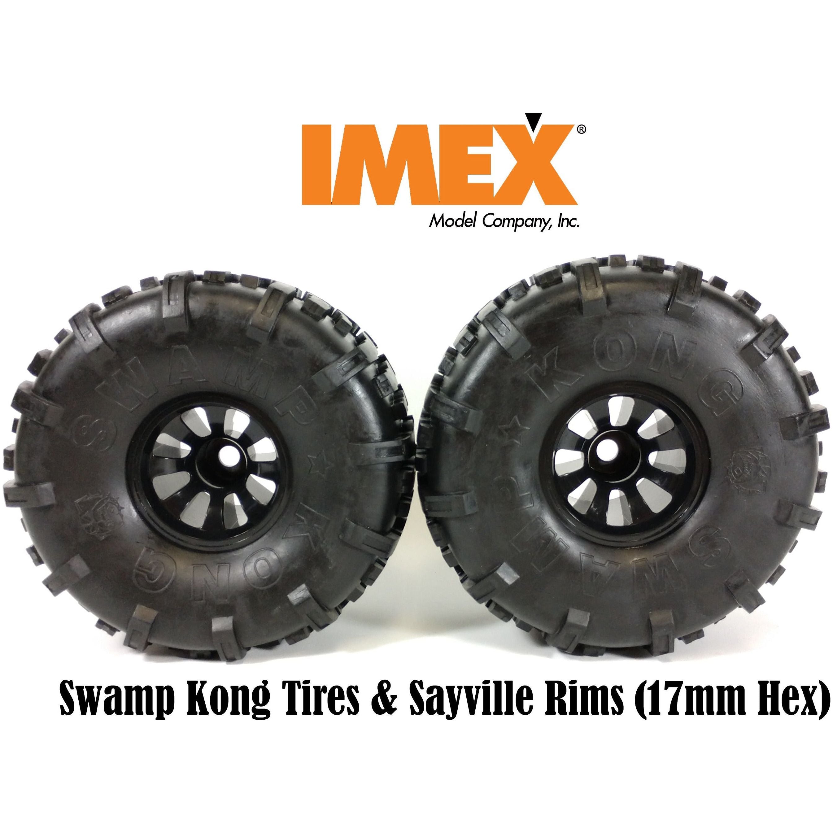 Swamp Kong Tires w/ Sayville Rims (2 Pair) (Choose Colors)