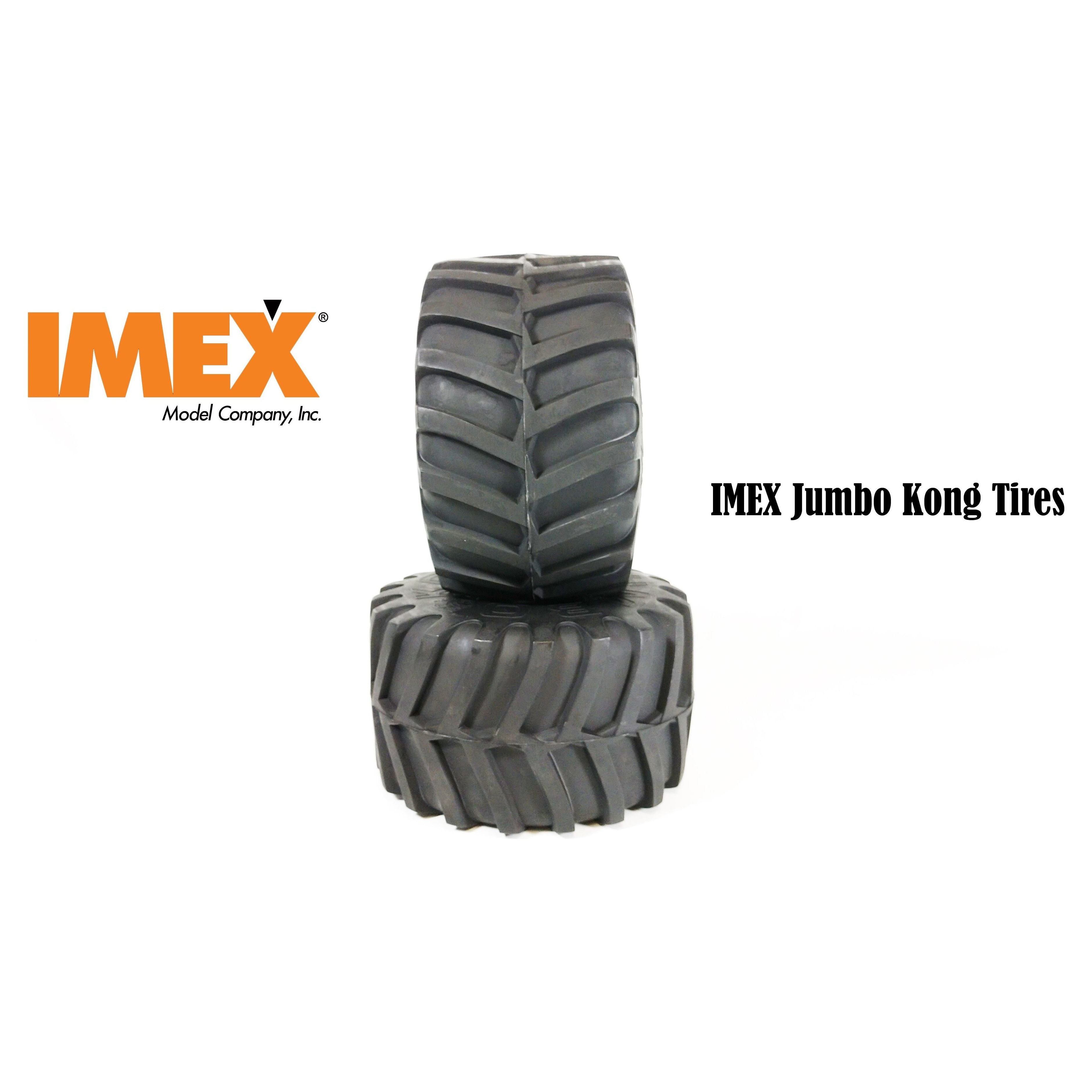 Jumbo Kong Tires w/ Diamond Rims (2 Pair) (Choose Colors)