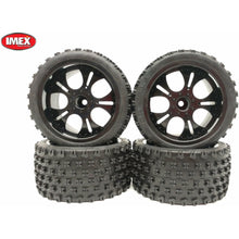 Load image into Gallery viewer, IMEX 2.8 H-Pin Tires &amp; Falcon Rims (1 Pair)
