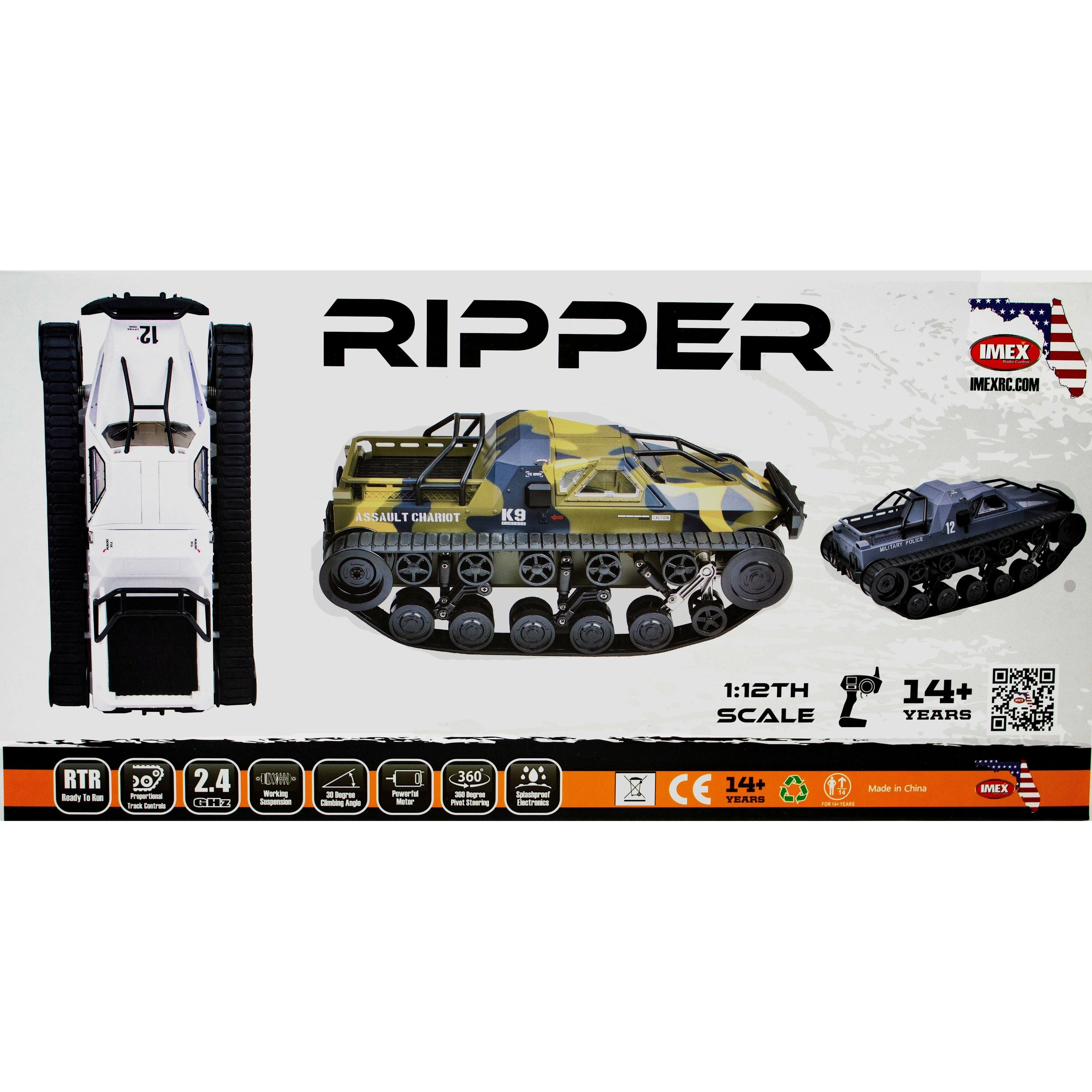 1/12 Scale Ripper- High-Speed Drift Tank