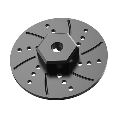 9mm Wheel Hex Adapters w/ Brake Rotor (x4)
