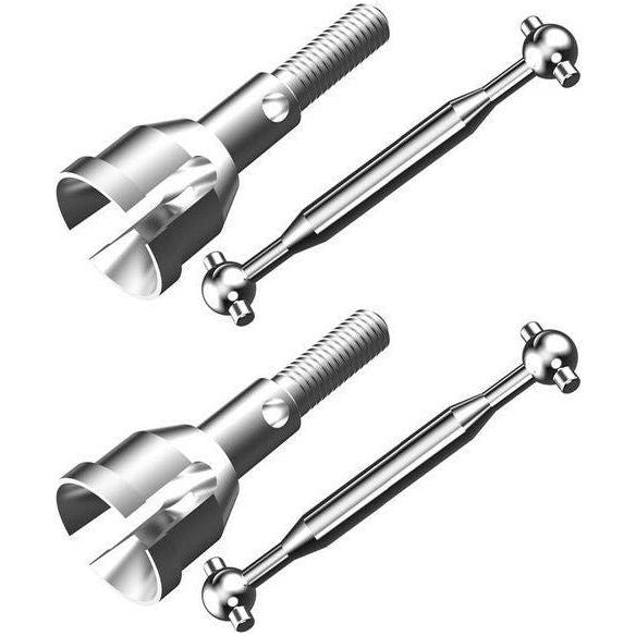 Front Metal CVD Shafts & Outdrive Cups (x1 Pair)