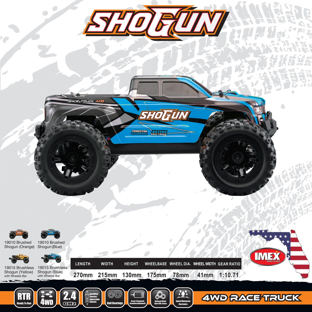 IMEX Shogun 1/16th Scale Brushed RTR 4WD Monster Truck