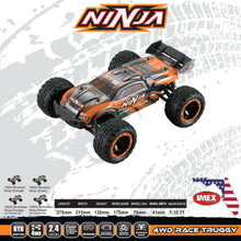 Load image into Gallery viewer, IMEX Ninja 1/16th Scale Brushed RTR 4WD Truggy
