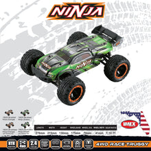 Load image into Gallery viewer, IMEX Ninja 1/16th Scale Brushed RTR 4WD Truggy
