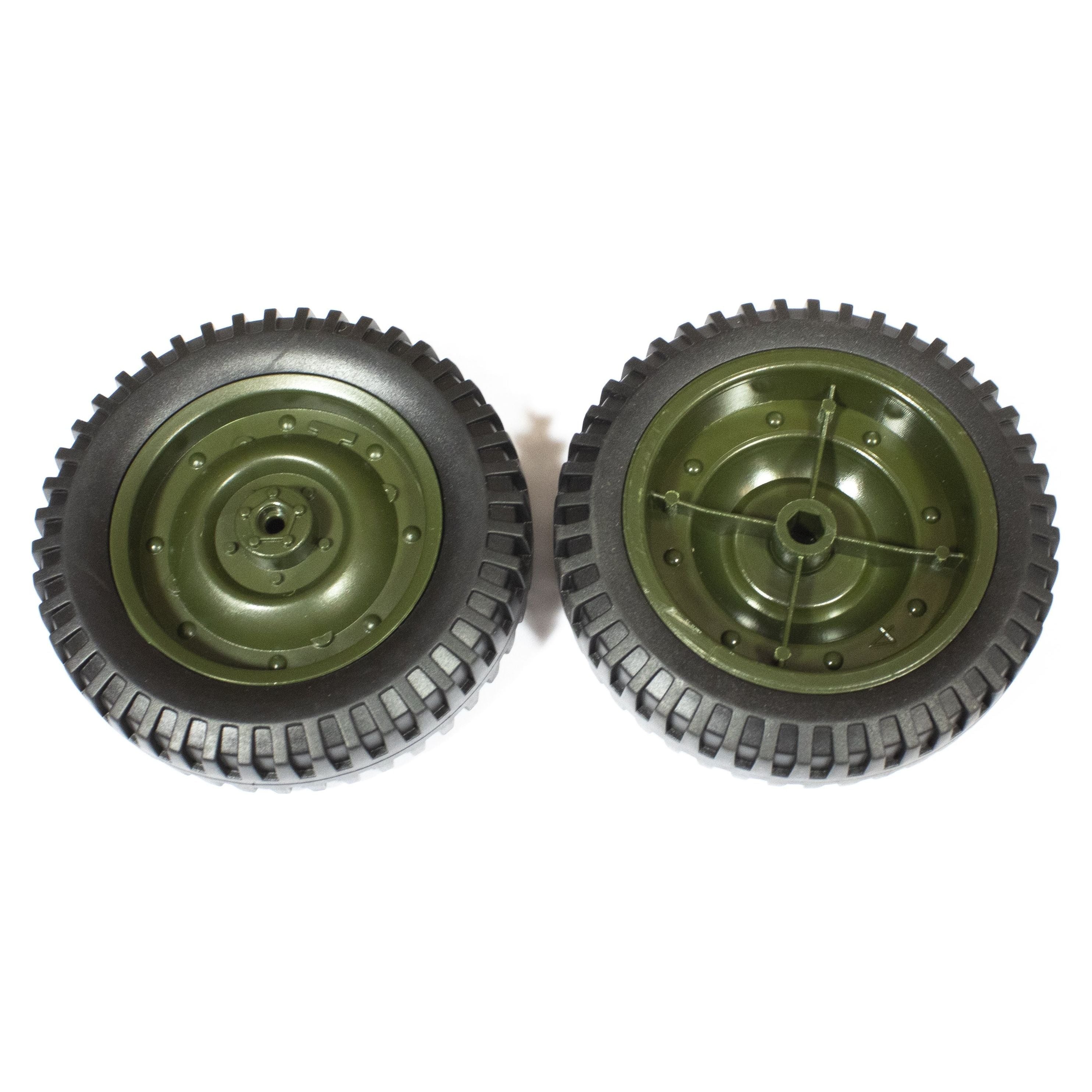 Willys Tires (1 Pair) (Green/Tan)