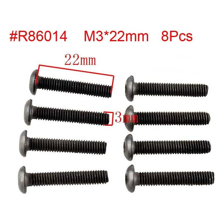 Button Head 3x22 Met. Hex Screw