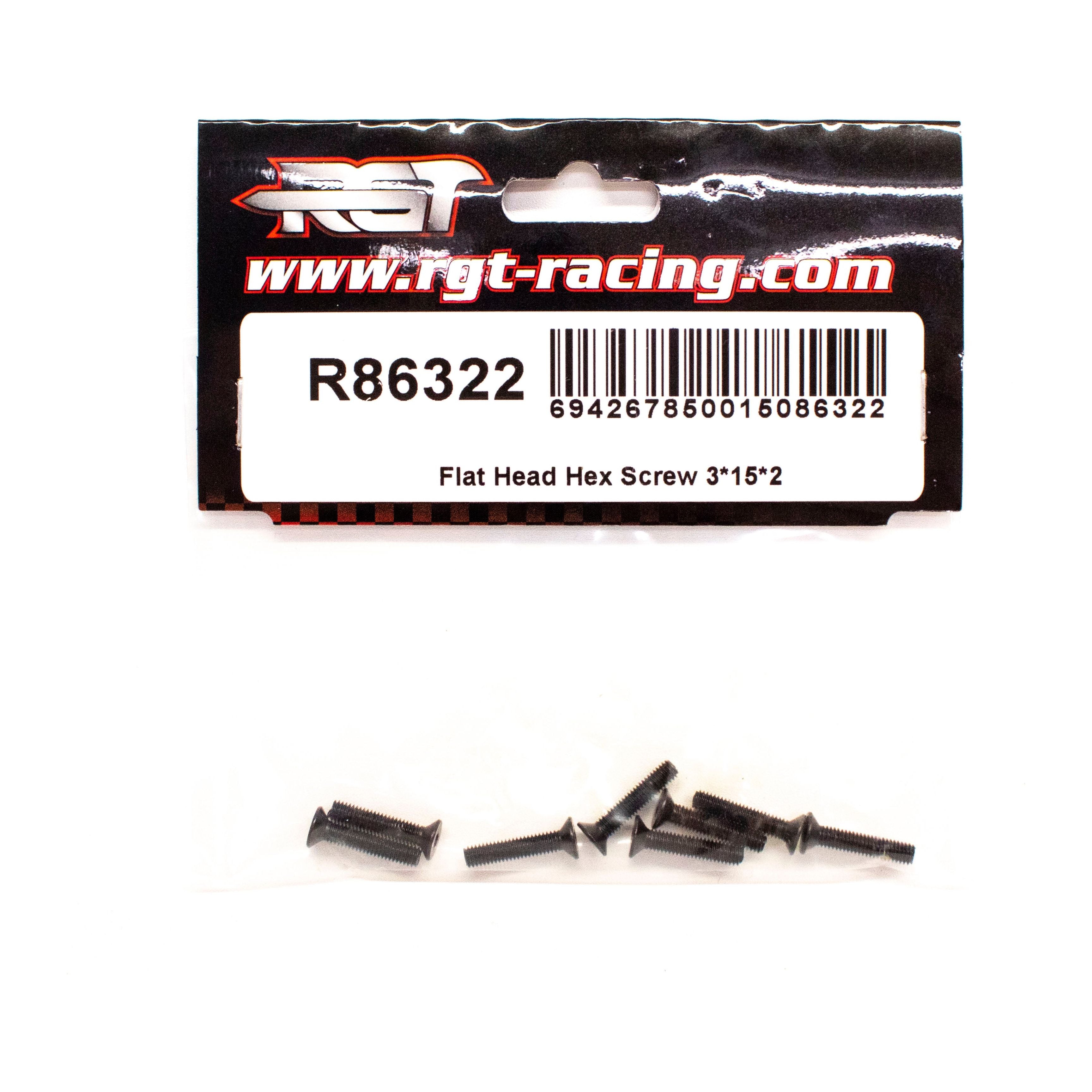 Flathead Hex Screw 3x15x2