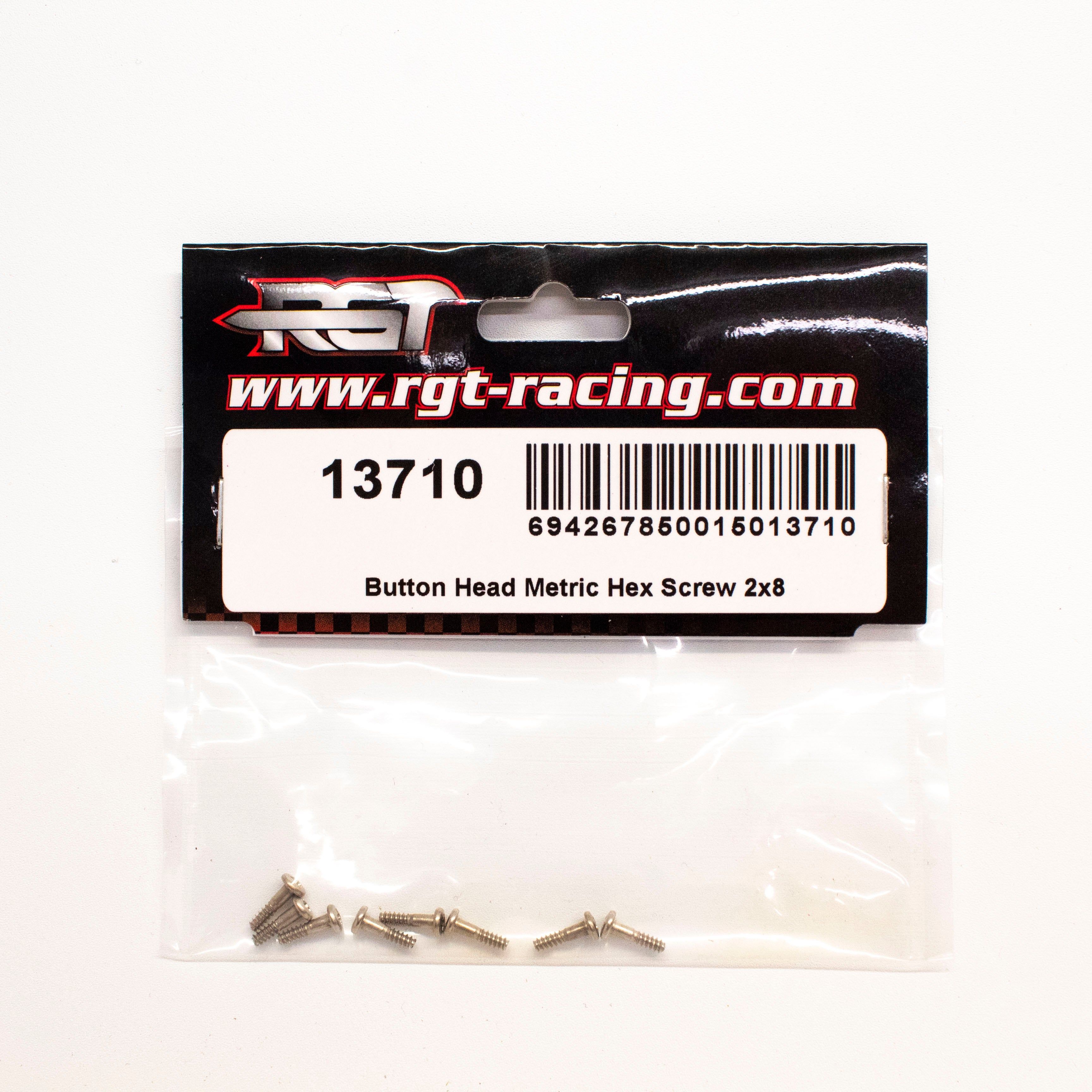 Button HD Metric Hex Screw 2x8