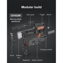 Load image into Gallery viewer, CaDA Model Bullpup Rifle Motorized Brick Building Set 1,504 Pieces
