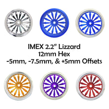 Load image into Gallery viewer, IMEX 2.2&quot; Lizard Rims - 12mm Hex (1 Pair)
