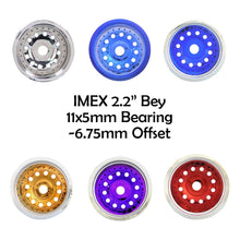 Load image into Gallery viewer, IMEX 2.2&quot; Pluto Rims - 11x5mm Bearing (1 Front Pair)
