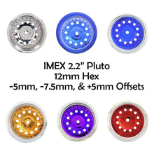 Load image into Gallery viewer, IMEX 2.2&quot; Pluto Rims - 12mm Hex (1 Pair)
