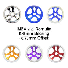 Load image into Gallery viewer, IMEX 2.2&quot; Romulin Rims - 11x5mm Bearing (1 Front Pair)
