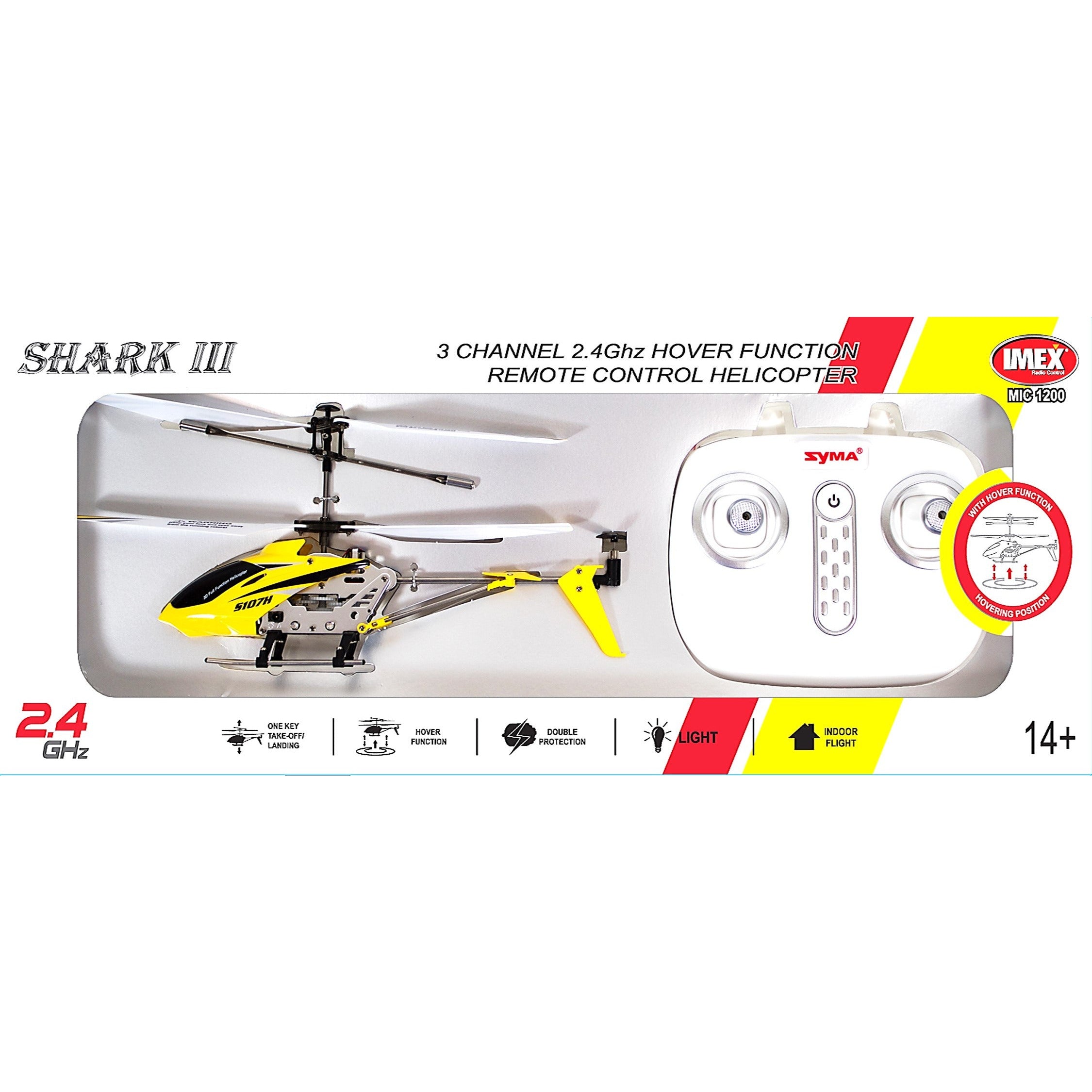 SHARK 3 Channel 2.4Ghz Gyro RC Helicopter